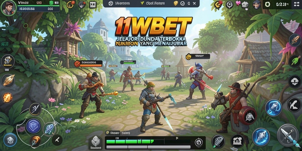 Tampilan menarik dari gameplay Open World 11WBET.