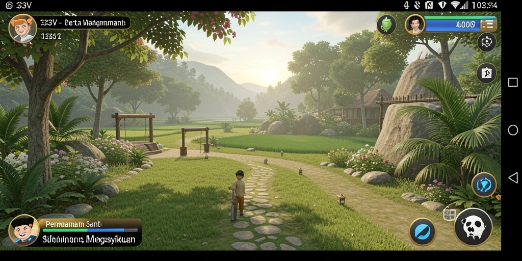 Tampilan gameplay seru dari 333V yang mengasyikkan.