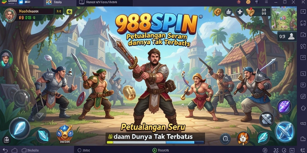 Tampilan gameplay seru dalam 988SPIN yang menampilkan petualangan mendebarkan.