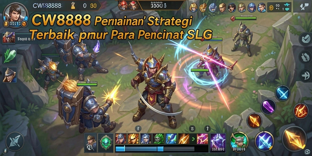 Tangkapan layar menunjukkan pertempuran strategis dan pembangunan kerajaan di CW8888.