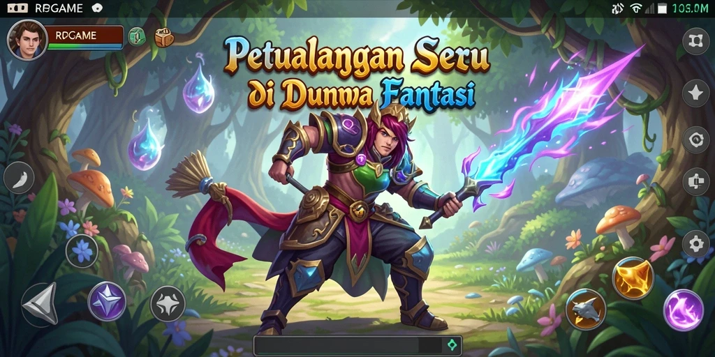Screenshot RPGAME menampilkan petualangan seru penuh aksi dan eksplorasi.