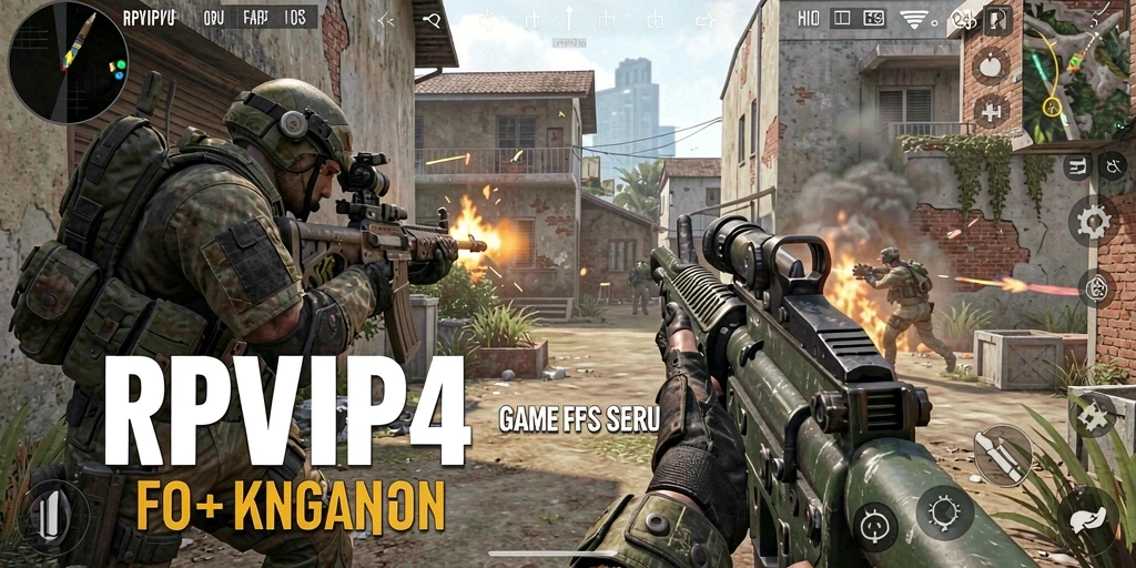 Tangkap momen seru dari gameplay RPVIP4 dalam aksi FPS.
