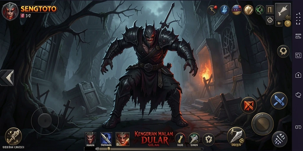 Tampilan gameplay menegangkan dalam SENGTOTO yang membuat jantung berdebar.