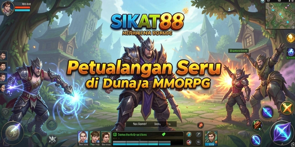 Tampilan menarik dari gameplay MMORPG SIKAT88.
