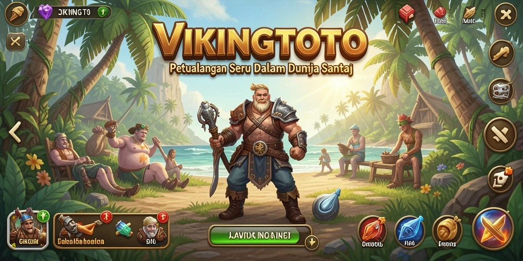 Tampilan menarik dari gameplay VIKINGTOTO yang seru dan santai.