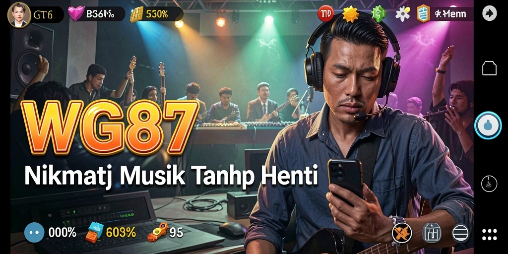 Gameplay interaktif WG87 dengan berbagai lagu menarik.